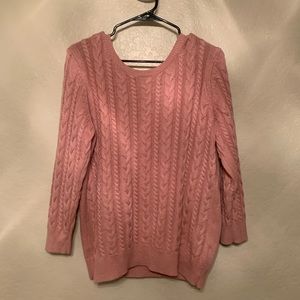 H&M Pink Winter Sweater Large